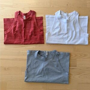 Bundle of 3 Athleta Full Length Exercise Tank Tops